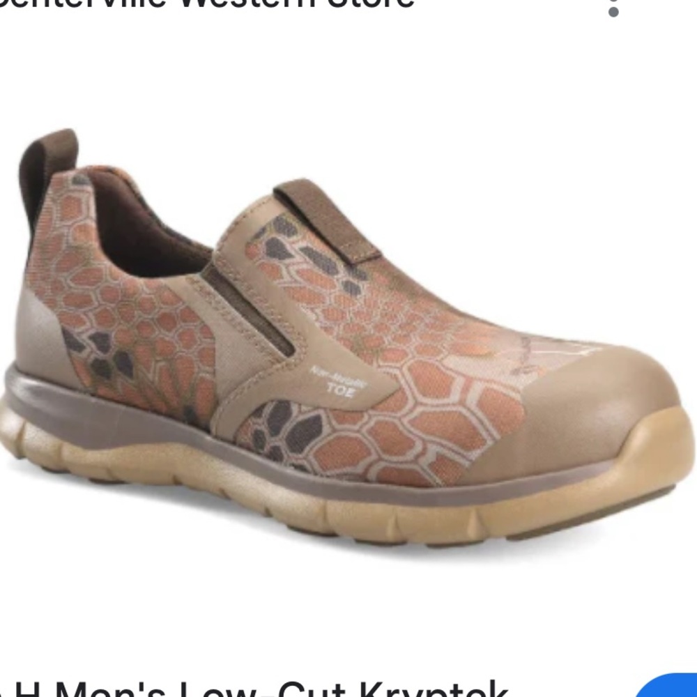 Double H Men's Kryptek Slip-On Shoes - Tan and Brown